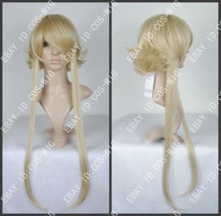 COS WIGS Kuroshitsuji / Medusa Long Cosplay Party Light Blonde Wig