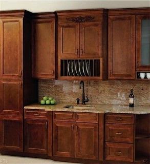 Waverly Maple Cabinets Galley Style Kitchen Cabinet Set RTAs All Wood