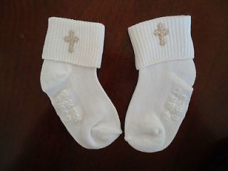 New Baby Toddler Clothing Party Baptism Christening Day Crosses Socks