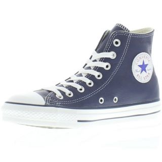 Converse Boots Genuine Shoes Allstar Hi Leather Navy Mens Sizes UK 7