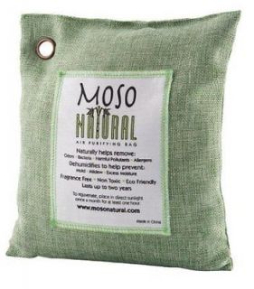 Moso Natural Air Purifying Odor Mold Remover 200g Green Bag for Car