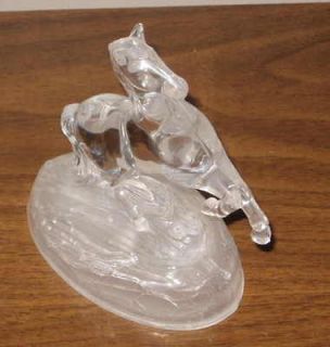 Cristal DArques 6.5 inch Lead Crystal Figure Horse
