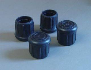 Set of Four 1 1/4 Rubber Tips  Cane, Crutch or Chair