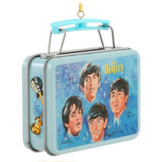 The Beatles Collectors 3.25 Blue Miniature Lunch Box Christmas
