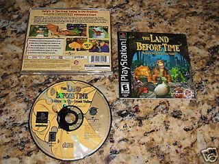 THE LAND BEFORE TIME PS1 PS2 1 2 PS PLAYSTATION EX