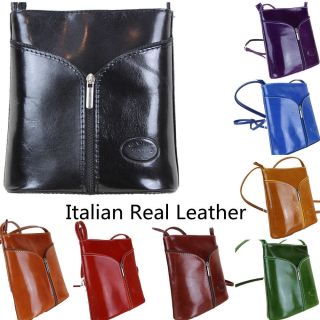 Vera Pelle Womens Cross Body Satchel Real Leather Shoulder Hand Bag