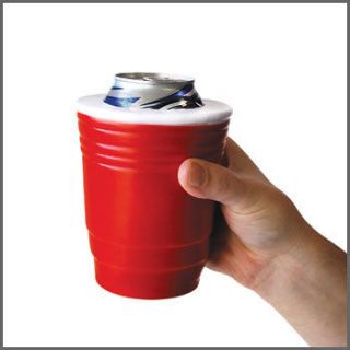 CUP KOOZIE   Beer & Soda bottle can drink COOLER sleeve wrap holder