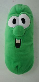 Reversible Larry Boy Cucumber Super Hero Toy Green Purple Soft Stuffed