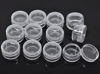 Small Bead Craft Storage Pots Containers With Lids, Ideal for caviar