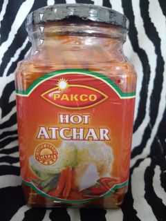 South African Mango or Hot Atchar pickle or Curry paste