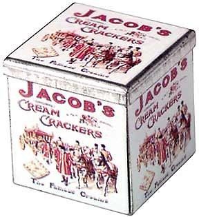 Jacobs Cream Crackers Collectable Tin   Dollhouse Mini