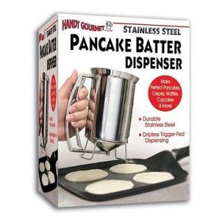 Pancake Batter Dispenser Stainless Steel Cupcakes, Waffles, Crepes