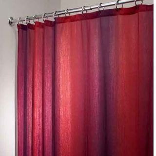 Red Purple Ombre Fabric Shower Curtain by Interdesign