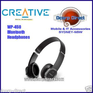 GENUINE Creative WP 450 Bluetooth Headphones with mic for iPad 3