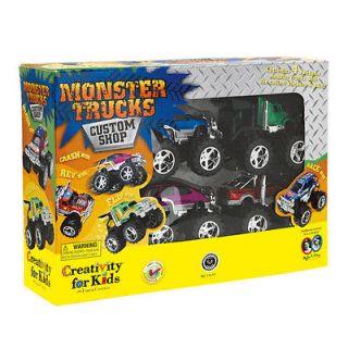 NEW Creativity for Kids Monster Trucks Custom Shop #1166
