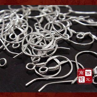 50pcs X 925 Sterling Silver Wire Earrings Hooks Wholesale Lots DIY