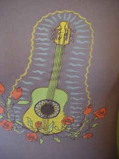 Old Navy acustic guitar folk mexican style day of the dead style