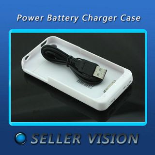 1900mAh External Backup Power Battery Charger Case For IPhone 4 4G 4S