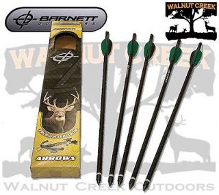 Barnett 18 Aluminum Crossbow Arrows Complete w/ Field Tips 5 Pack