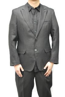 CDS MENS 100% LINEN JACKET & PANTS 2011 BLACK