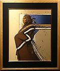 Larry Fodor Shadow of The Earth II Indian framed SIGNED ORIGINAL