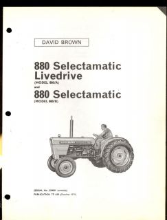 david brown 880 selectamatic