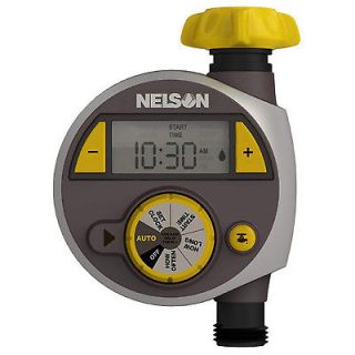 Nelson 56607 Single Outlet LCD Electronic Water Timer Battery Operated