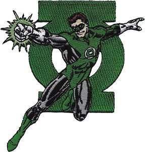 DC Comics Green Lantern With Logo Embroidered Iron On Movie Patch