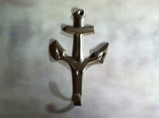 Solid Brass Antique Brass Anchor Hook Nautical Decor