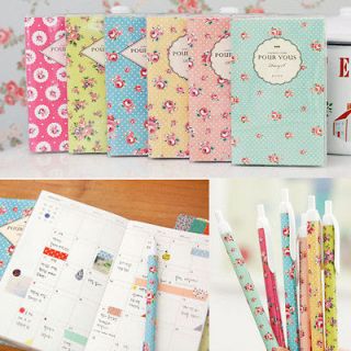 Mini 2013 diary with Pen   Organizer Journal Daily Planner Scheduler