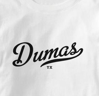 Dumas Texas TX METRO Hometown Souvenir T Shirt XL