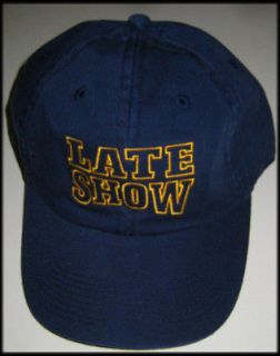 David Letterman Late Show Adjustable Caps, One Size