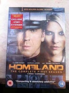Homeland Season 1 DVD First Series One 1st Complete Box Set R2 *NEW*
