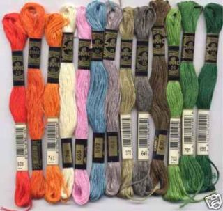 25 Skeins NEW DMC Floss Threads   You Choose Colours