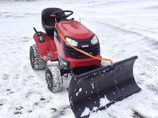UNIVERSAL FIT Garden Tractor Snow Plow Lightweight Works on Gravel