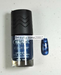 AMF06 Color Club Magnetic Nail Polish Lacquer Electro Midnight 0
