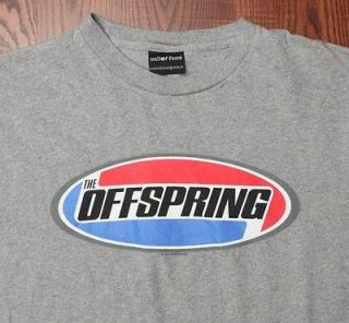 The Offspring Classic Logo Rock N Roll Music T Shirt Grey XL