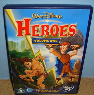 DVD Disney Heroes   Tarzan / Hercules [DVD] RARE OOP