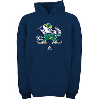 Notre Dame Fighting Irish Kids 4 7 Navy adidas Leprechaun Logo Hooded