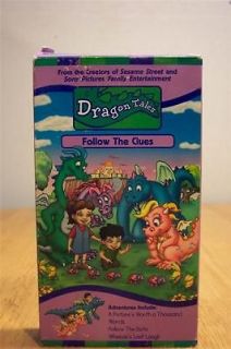 Dragon Tales FOLLOW THE CLUES VHS VIDEO