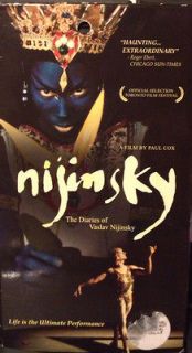 Nijinsky The Diaries of Vaslav Nijinsky (VHS) Rare 2001 drama/dance