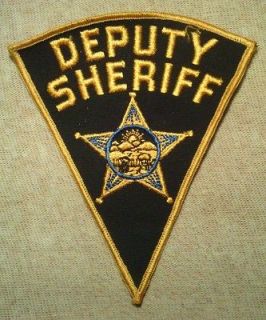 Vintage Ohio Deputy Sheriff Police Patch OH