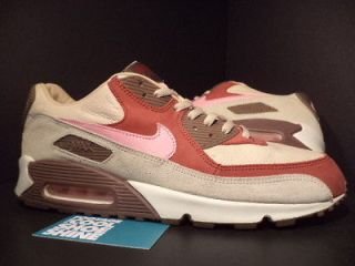 04 Nike Air Max 90 DQM DAVES QUALITY MEATS BACON SAIL SHEEN PINK RED