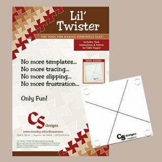 LIL TWISTER TOOL Acrylic Template Instructions + Lil Table Topper