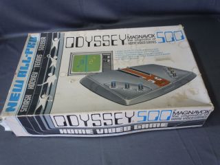 Magnavox Odyssey 500 Home Video Game Console System 1976 Bundle w Box