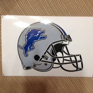 Detroit Lions NFL helmet sticker 3.5 x 4 die cut