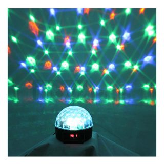 DMX512 6 LED Disco DJ Party Stage Lighting RGB Crystal Ball Effect