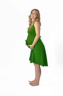 Pretty Pushers Delivery*Labor*Maternity*DISPOSABLE Hospital Gown GREEN