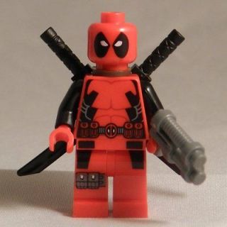 NEW) Lego Marvels X Men   Deadpool with Swords & Gun   split from