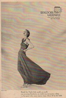 1947 Bergdorf Goodman Department Store NY~1940s Dress~Richard Avedone